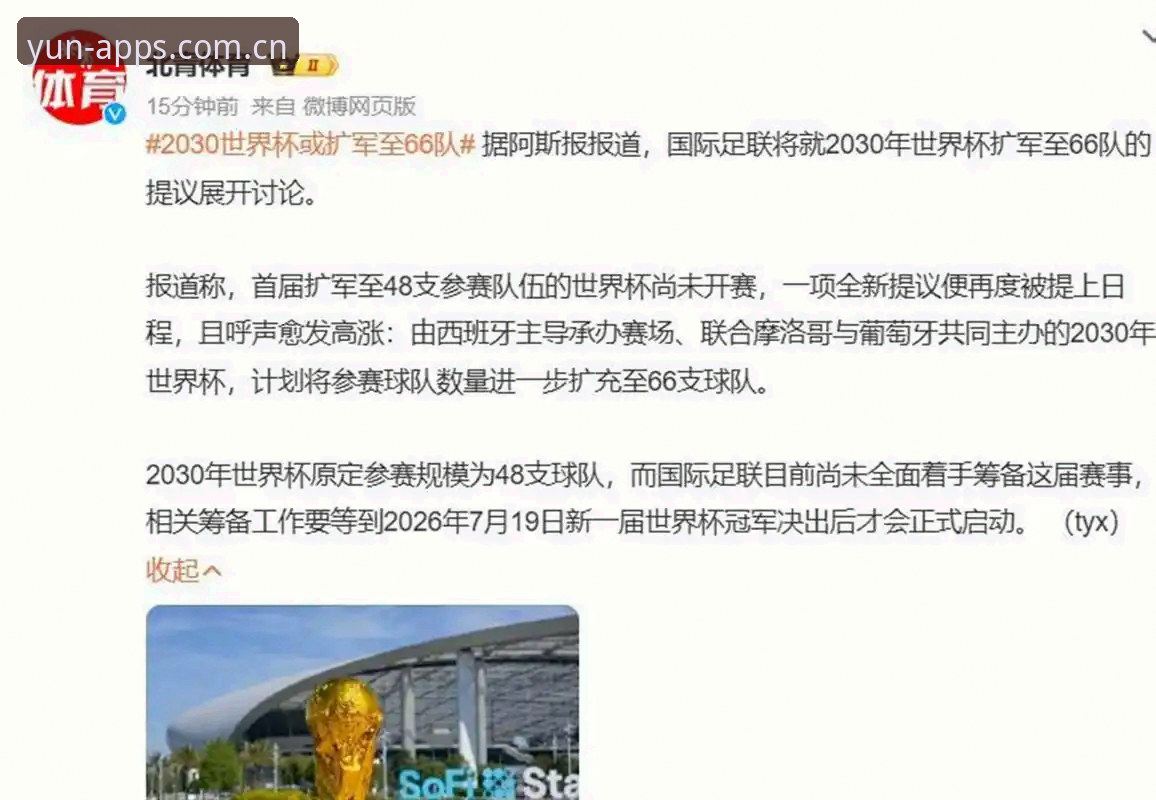 世界杯扩军到66队背后的真相：中国男足能否搭上2030年这班车？